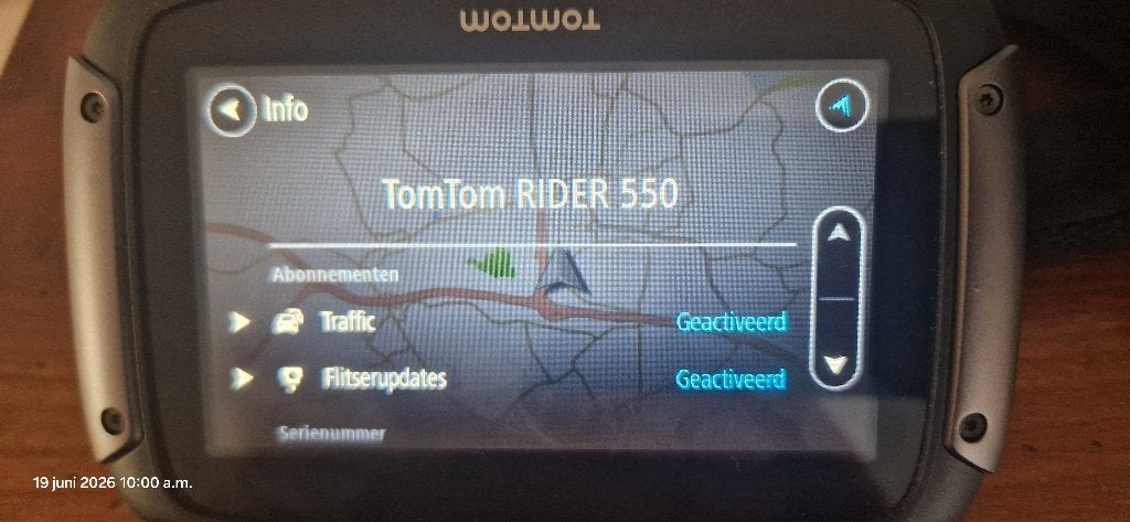 tomtom 550, Motoren, Accessoires | Navigatiesystemen, Gebruikt, Ophalen