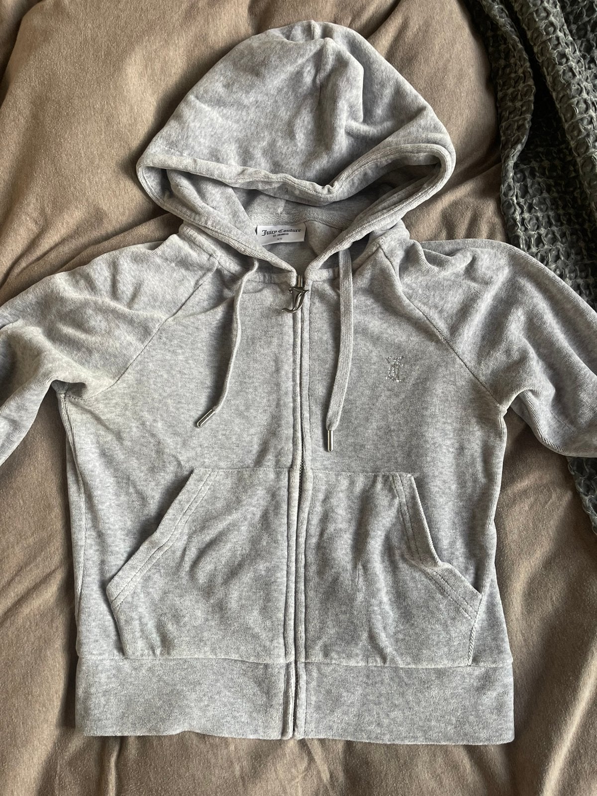 Juicy couture pak grijs, Ophalen of Verzenden, Gedragen, Maat 36 (S), Grijs