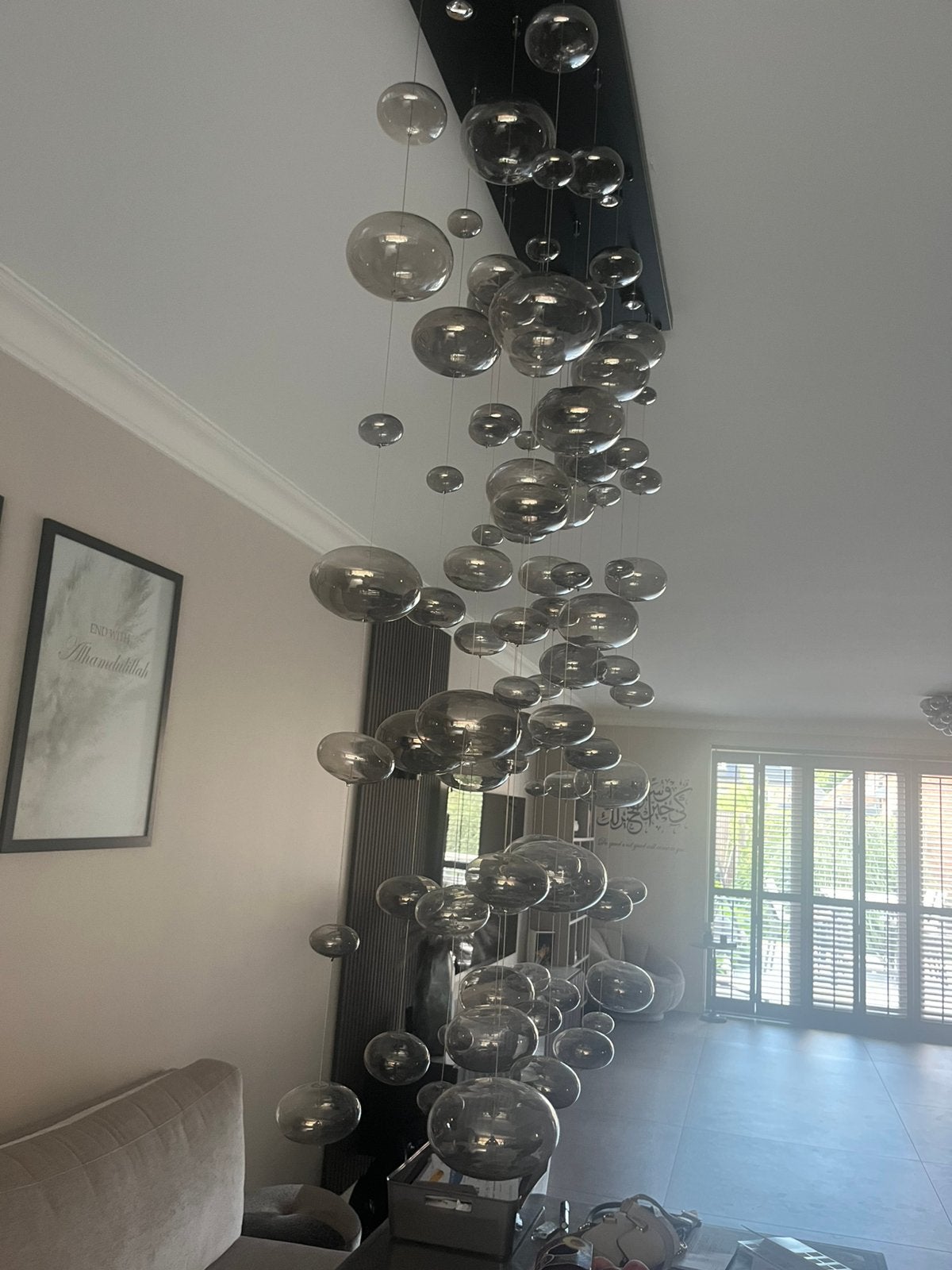Prachtige bolletjes lamp, Ophalen, Zo goed als nieuw