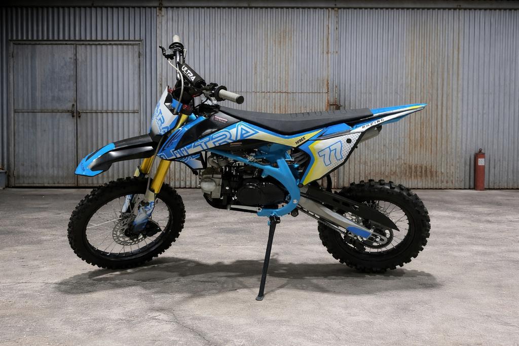 125cc crossmotor pitbike, Fietsen en Brommers, Minibikes, Midibikes en Pitbikes, Ophalen, Nieuw, Ultra, 125 cc