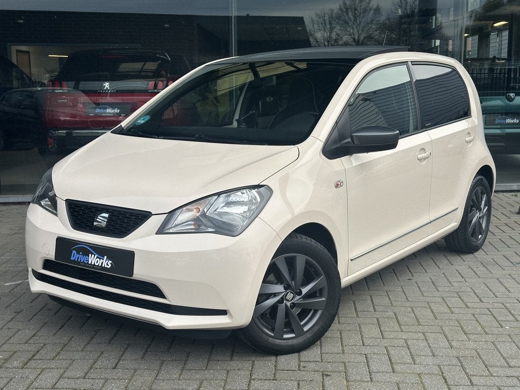 SEAT Mii 1.0 Mii by Mango | Alcantara | Panorama | Leer | In, Voorwielaandrijving, Euro 5, Gebruikt, Met garantie (alle)