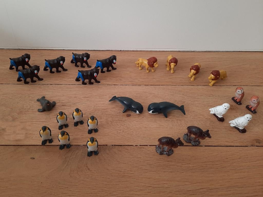 Set van diverse kleine diertjes (25 stuks), Ophalen of Verzenden, Gebruikt