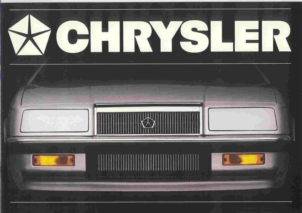 Chrysler modellenoverzicht (1989), Ophalen of Verzenden, Nieuw, Overige merken