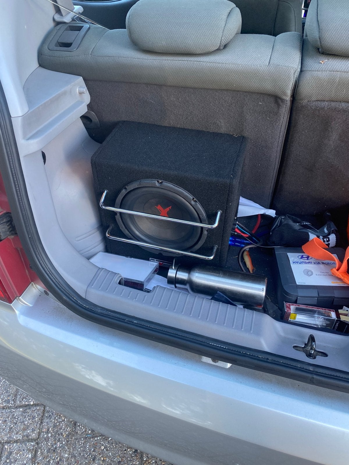 Subwoofer  voor auto, Ophalen of Verzenden, Gebruikt