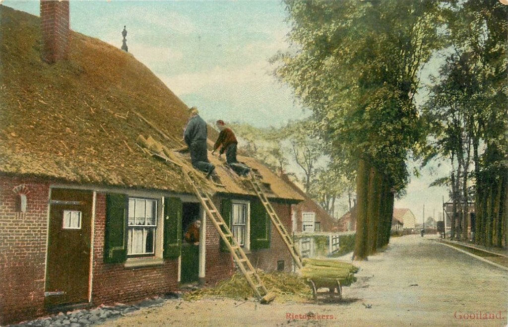 378-303-015 Gooiland Rietdekkers, Verzenden, Voor 1920, Noord-Holland