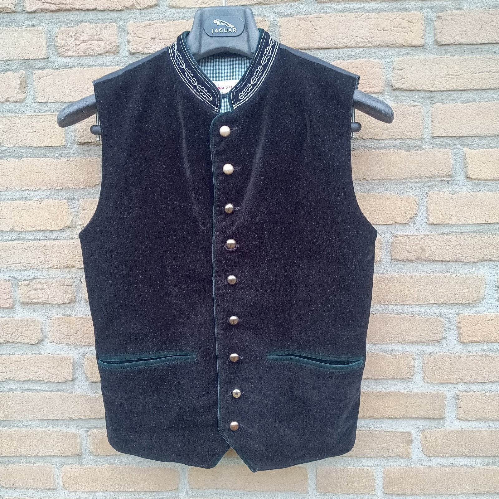 Steindl 44 XS trachten gilet fluweel Oktoberfest Lederhose, Kleding | Heren, Ophalen of Verzenden, Steindl, Kleding, Gedragen