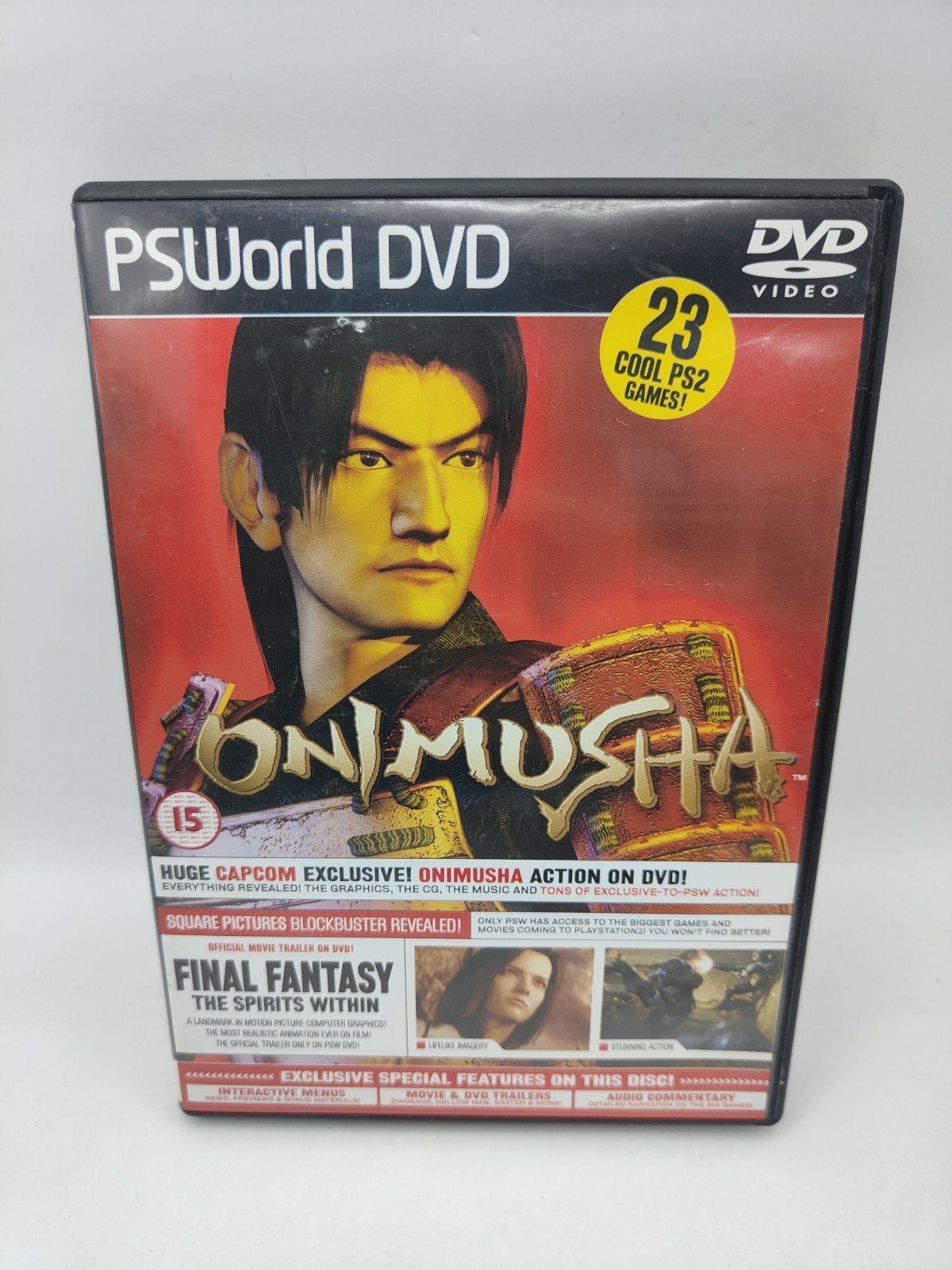 PSWorld DVD Onimusha, Spelcomputers en Games, Avontuur en Actie, Gebruikt, 1 speler, Onbekend