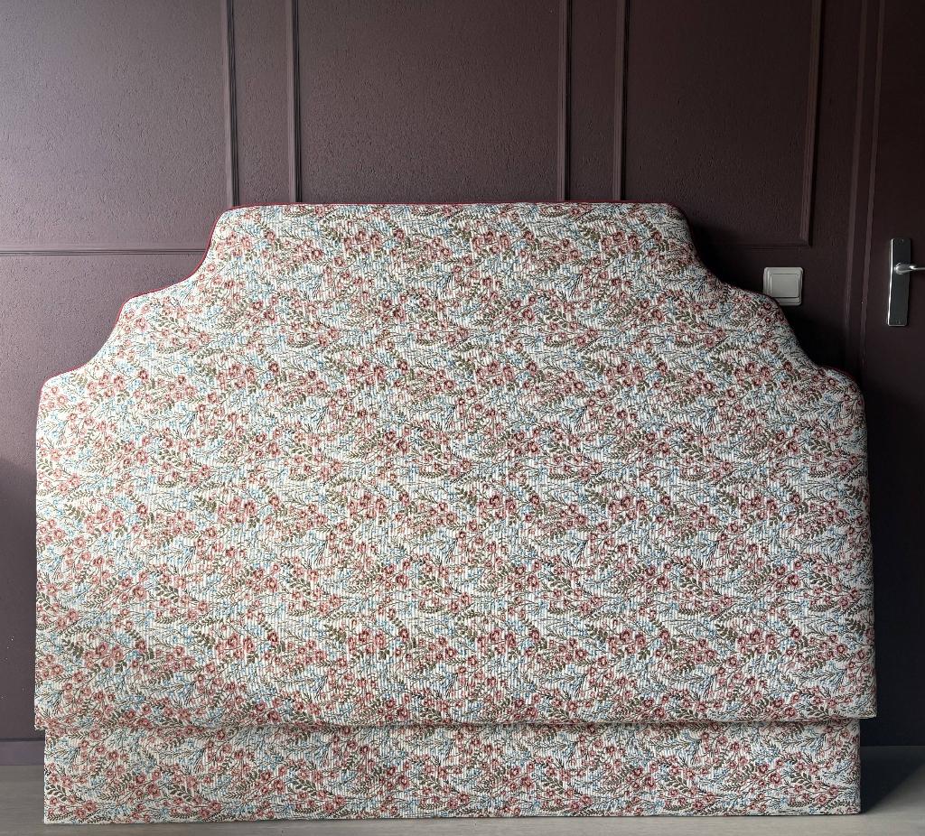 Nieuw Luxe Hoofdbord (160x120)–Handgemaakt Gobelin & Velvet, Verzenden, Nieuw, 190 cm of minder, Twijfelaar