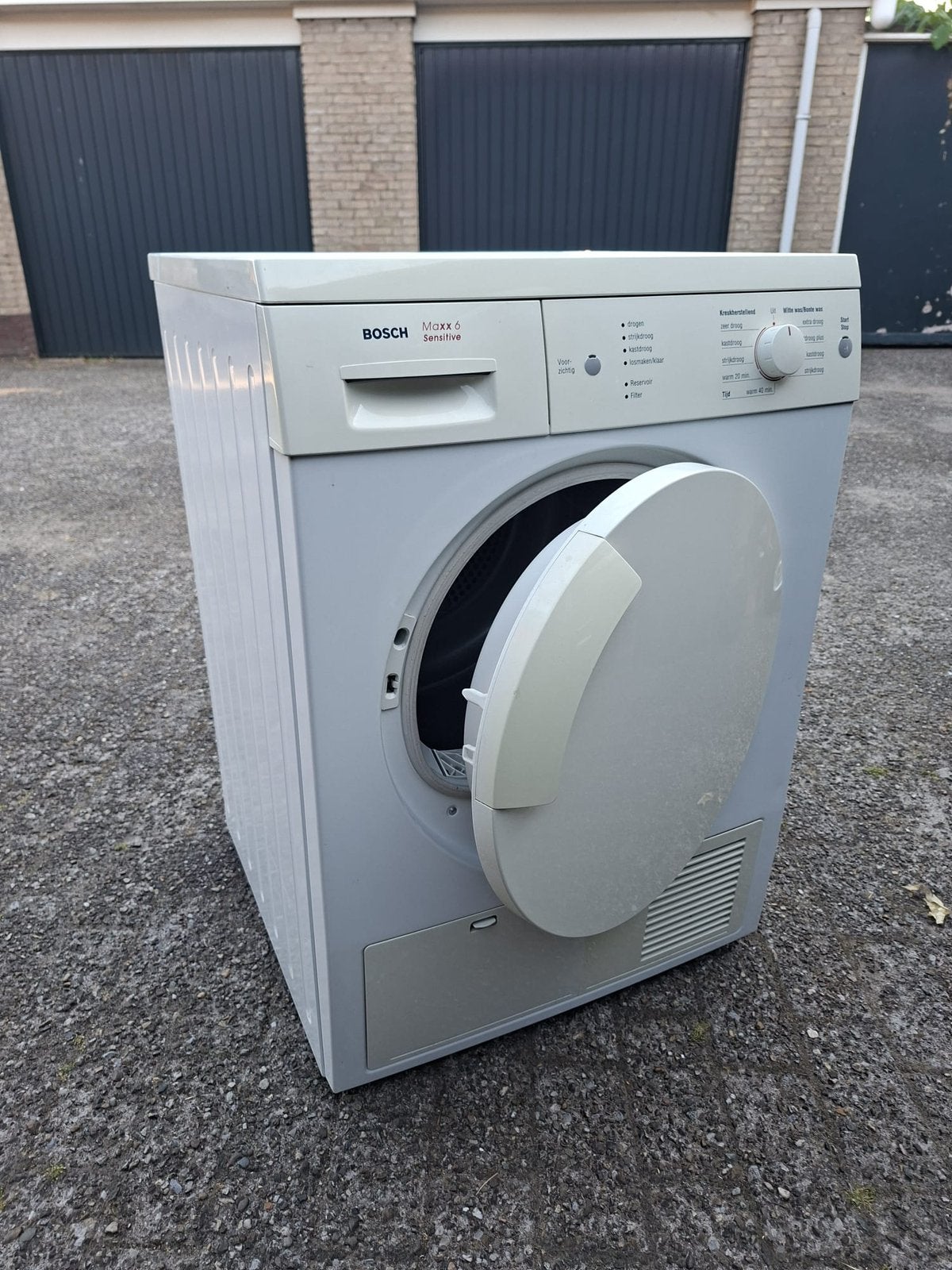Bosch Condensdroger Maxx 6 Sensitive, Witgoed en Apparatuur, Wasdrogers, Ophalen, 6 tot 8 kg, Zo goed als nieuw, 85 tot 90 cm