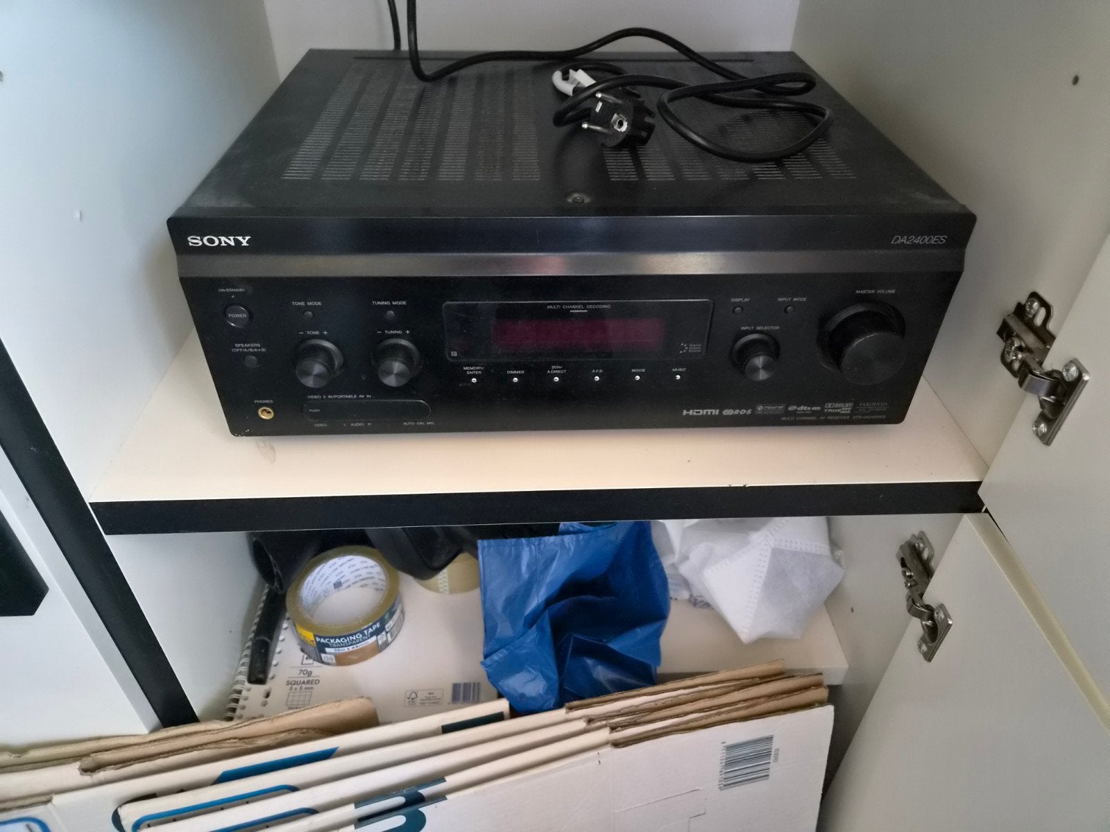 Sony STR-DA2400ES AV-receiver - 7.1-kanaals surround, Gebruikt, Ophalen of Verzenden, Sony, 120 watt of meer