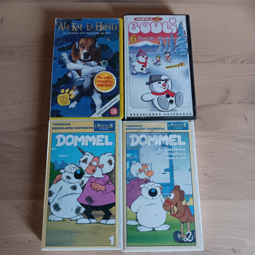 tekenfilms uit de oude doos, Dommel, Bouli, als kat en hond, Cd's en Dvd's, Gebruikt, Alle leeftijden, Overige typen, Ophalen of Verzenden