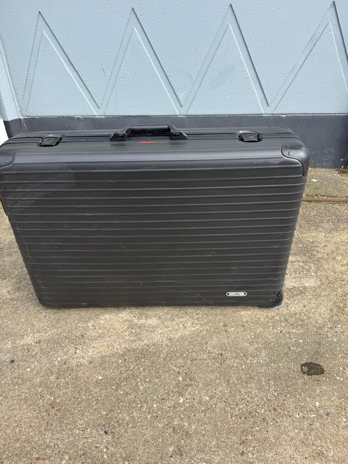 Rimowa koffer zonder sleutel - Zwart, Gebruikt, 60 tot 70 cm, Gebruikt, Ophalen of Verzenden, Metaal