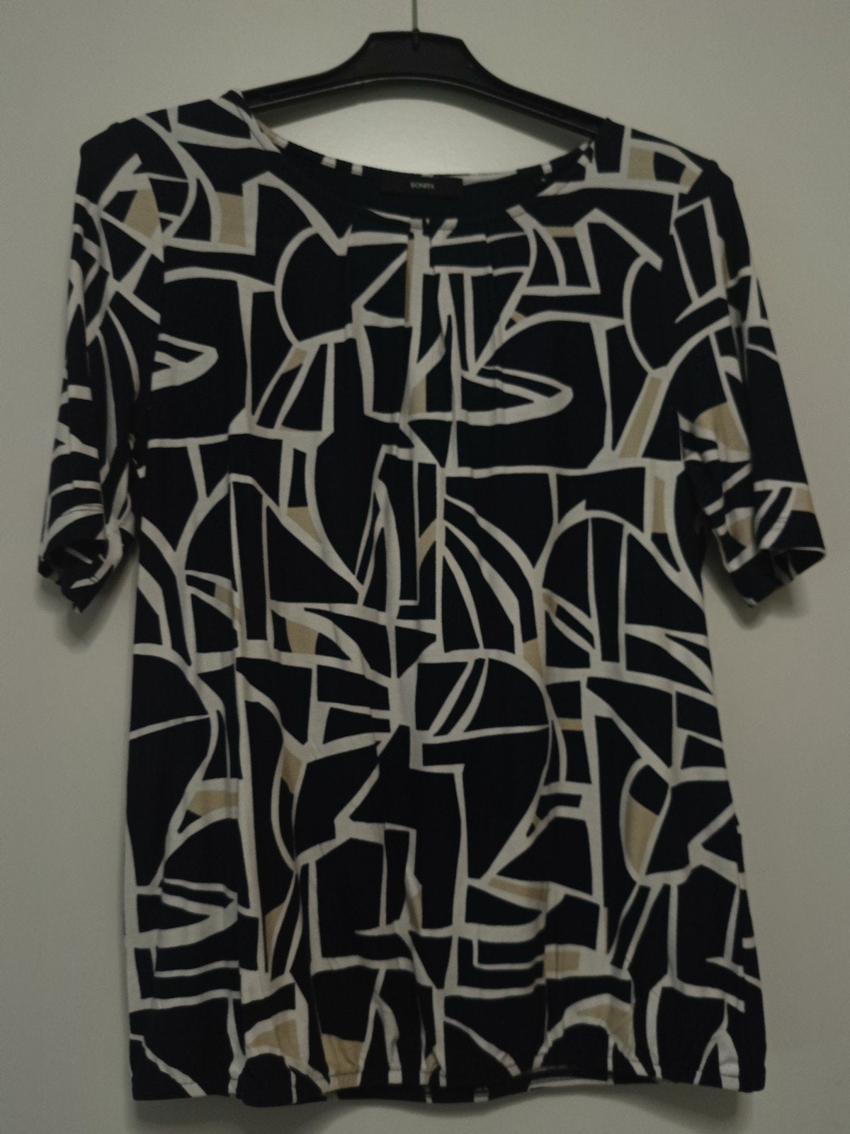 Donker shirt maat S van Bonita, Zwart, Bonita, Ophalen of Verzenden, Korte mouw