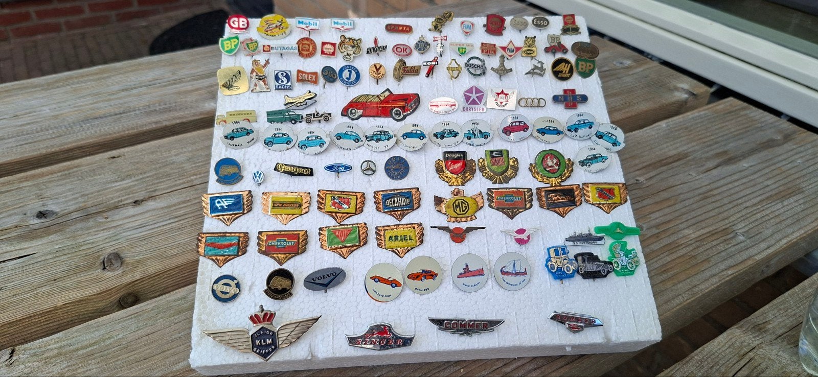 Pins motor auto brommers enz enz...., Ophalen of Verzenden, Zo goed als nieuw, Transport