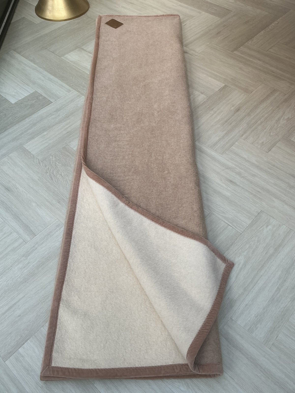 Dubbele Calwer Decken 220x230 100% lama/Alpaca wol, 220 cm, Ophalen of Verzenden, Zo goed als nieuw, 230 cm