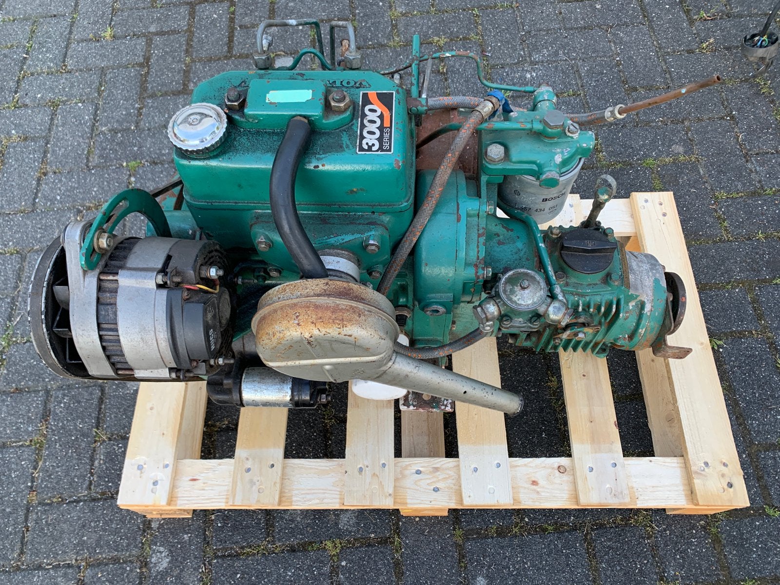 Volvo Penta MD7b opknapper / loop - sloop dieselmotor, Ophalen, Gebruikt, Dieselmotor
