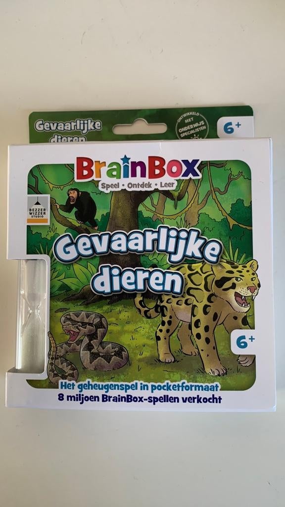 Spelletje Brainbox  Gevaarlijke dieren, Ophalen of Verzenden, Nieuw