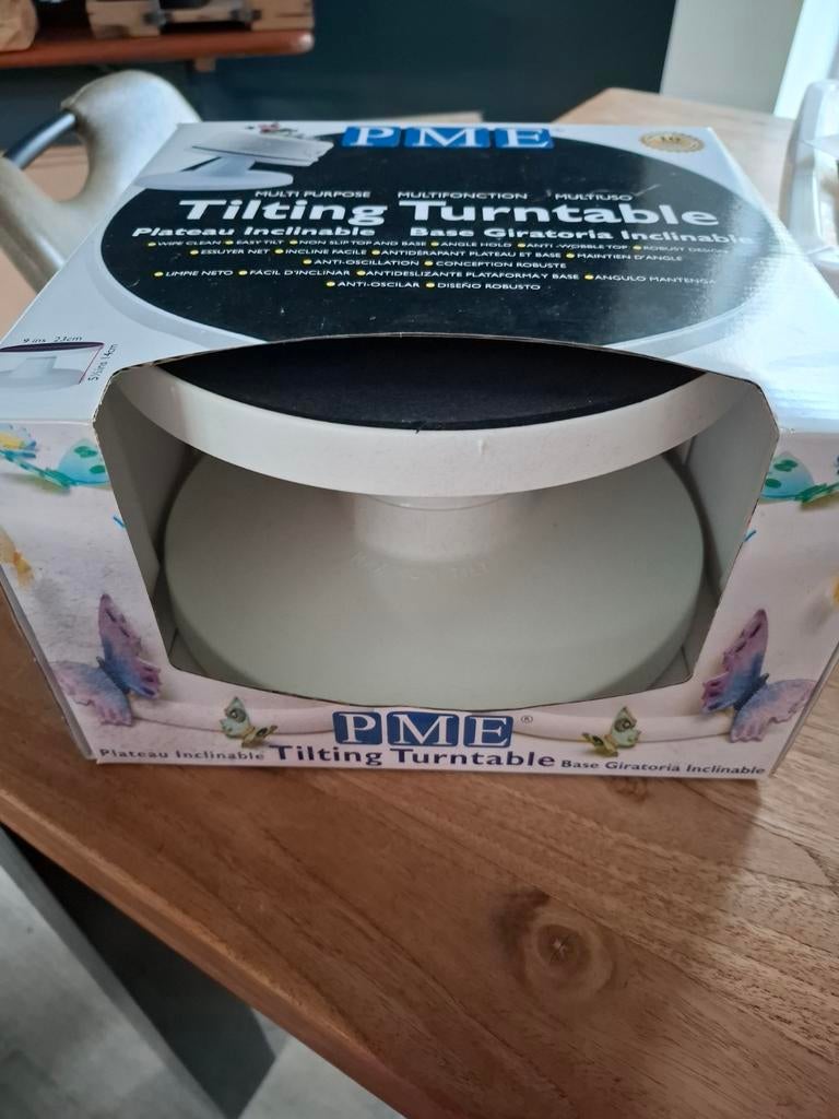 PME Kantelbaar Draaiplateau voor Taartdecoratie, Ophalen of Verzenden