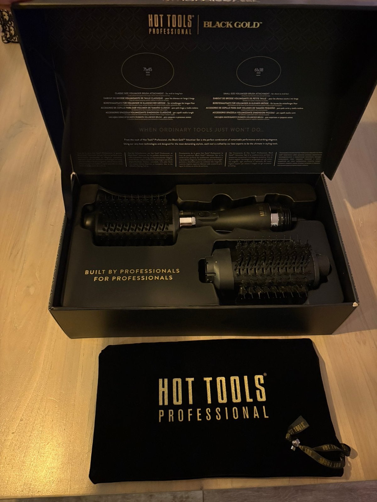 Hot tools fohn borstel set, Ophalen of Verzenden, Zo goed als nieuw, Föhn of Haardroger
