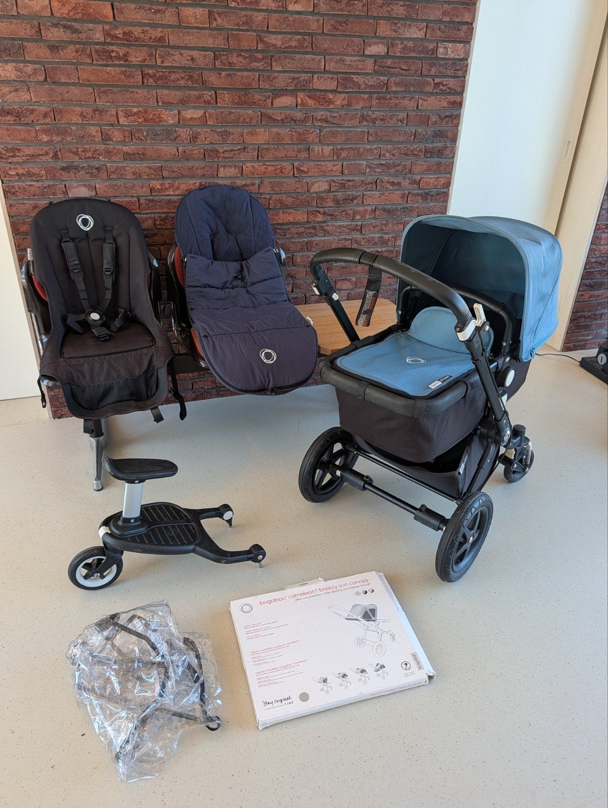 TEAB!! Bugaboo Cameleon 3 met accessoires en breezy sun ca, Ophalen, Gebruikt, Bugaboo, Combiwagen