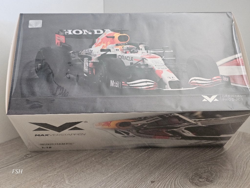 SALE: RB16B, Verstappen, 2e GP Turkije, Arrigato Honda.NIEUW, Ophalen of Verzenden, Nieuw, Formule 1