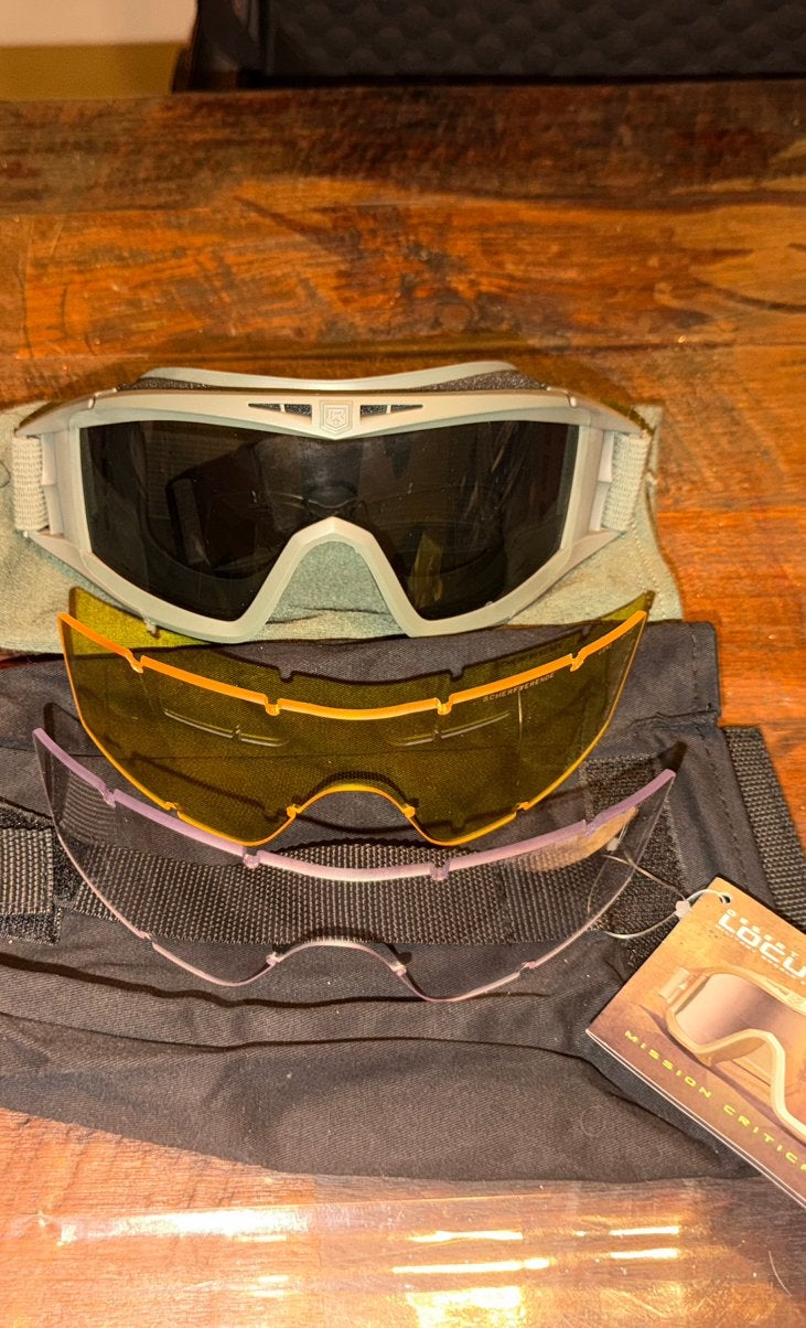 Revision Desert Locus Military Goggle System – Complete Set, Ophalen of Verzenden, Landmacht, Nederland, Kleding of Schoenen