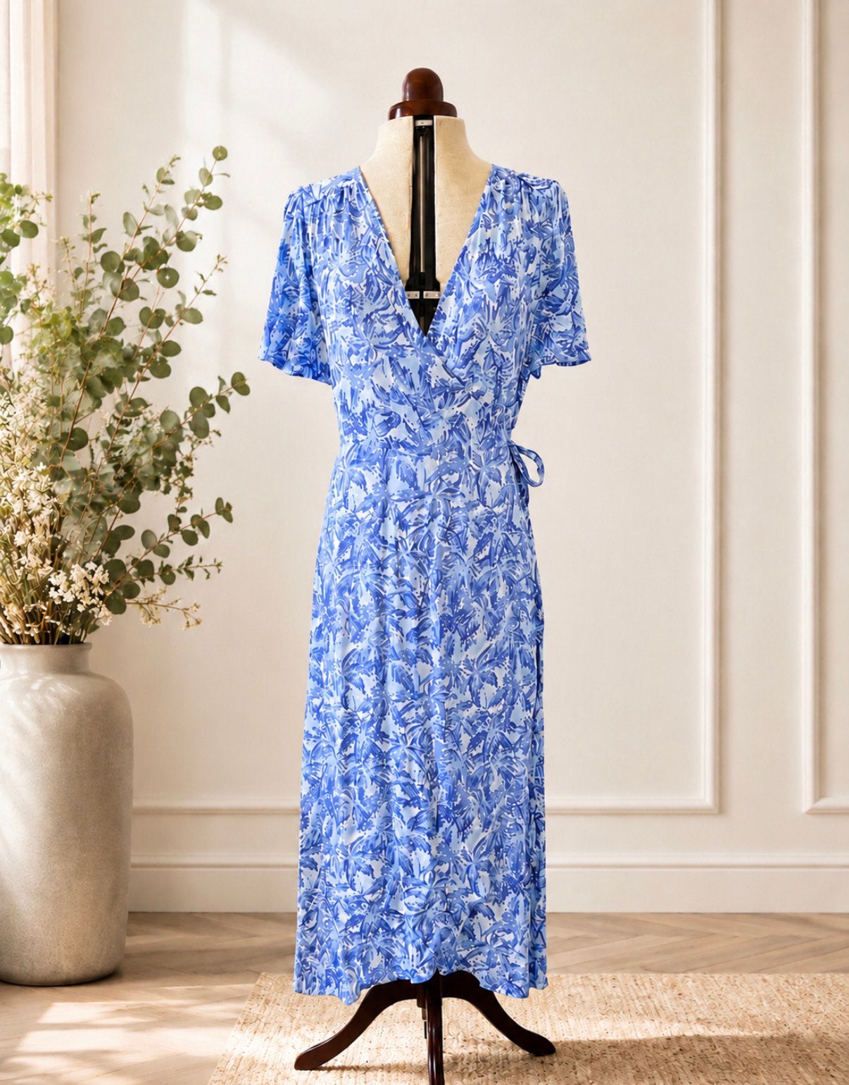 Fabienne Chapot Archana Butterfly maxi jurk-M🦋NIEUW, Maat 38/40 (M), Blauw, Nieuw, Ophalen of Verzenden