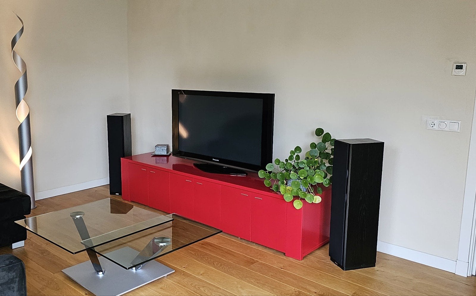 Goossens tv-meubel, Gebruikt, Ophalen of Verzenden, 200 cm of meer, Minder dan 100 cm
