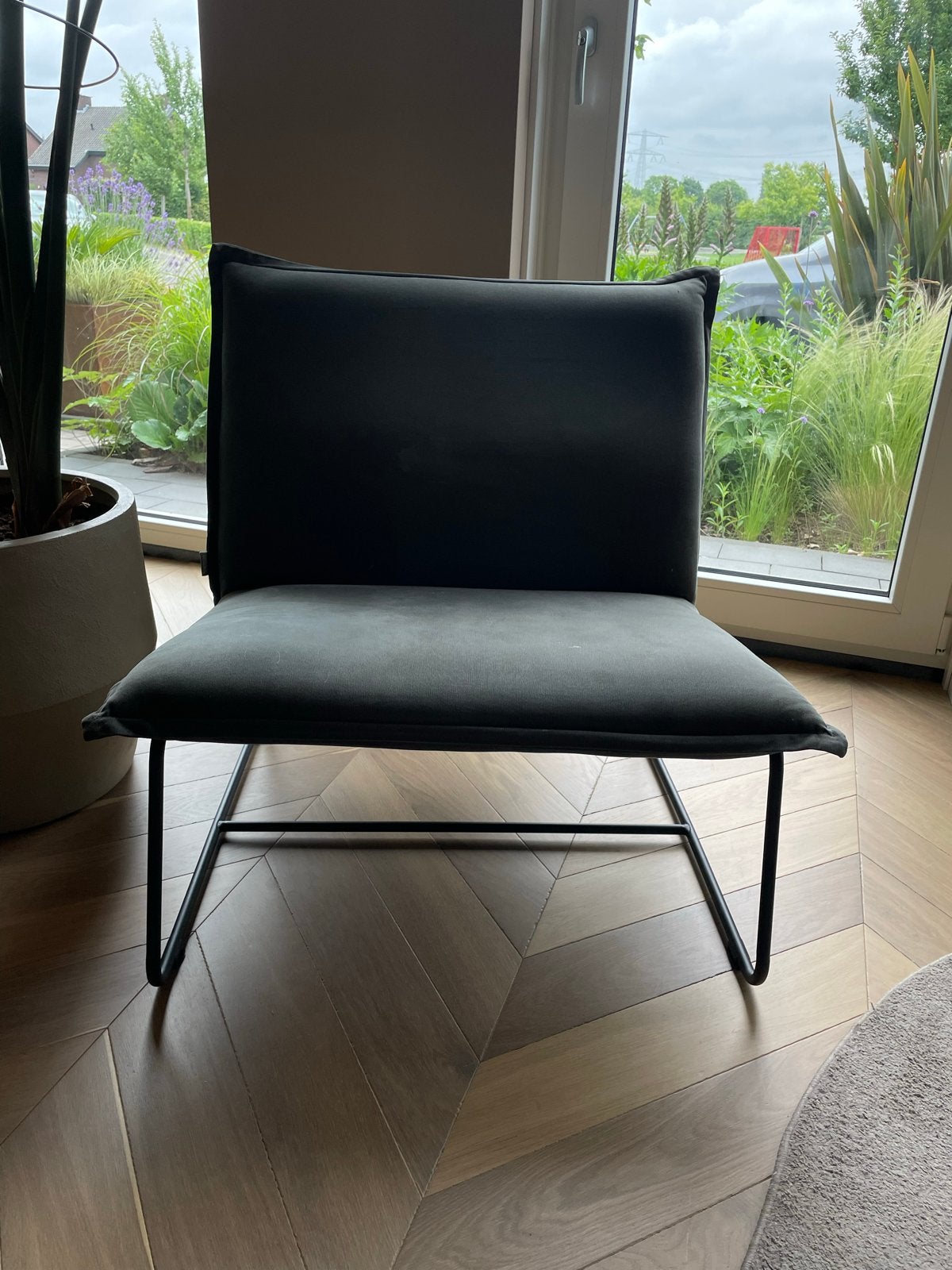 fauteuil - Donkergrijs, Ophalen, Gebruikt, Minder dan 75 cm, 75 tot 100 cm