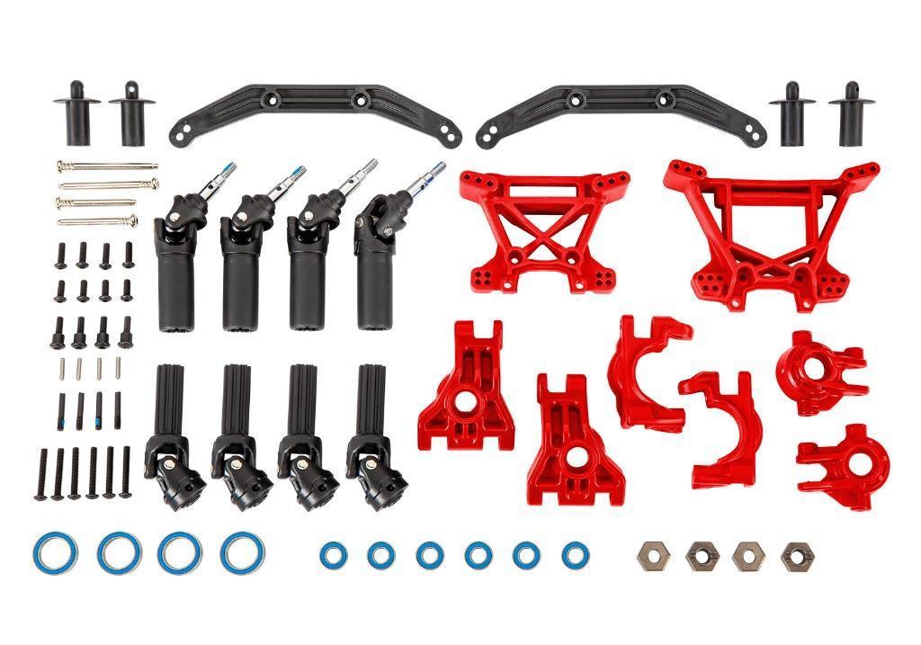 TRAXXAS Outer Driveline & Suspension Upgrade Kit, Red., Elektro, Auto offroad, Nieuw, Ophalen of Verzenden