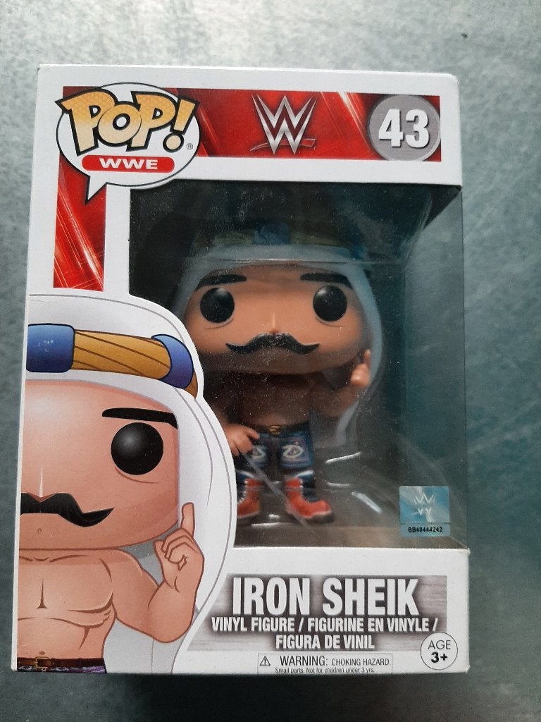 Funko Pop - 43 - Iron Sheik (WWE), Ophalen of Verzenden, Zo goed als nieuw