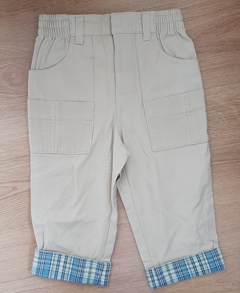 Beige Gymboree broek maat 80 NIEUW (0539), Broekje, Gymboree, Nieuw, Ophalen of Verzenden