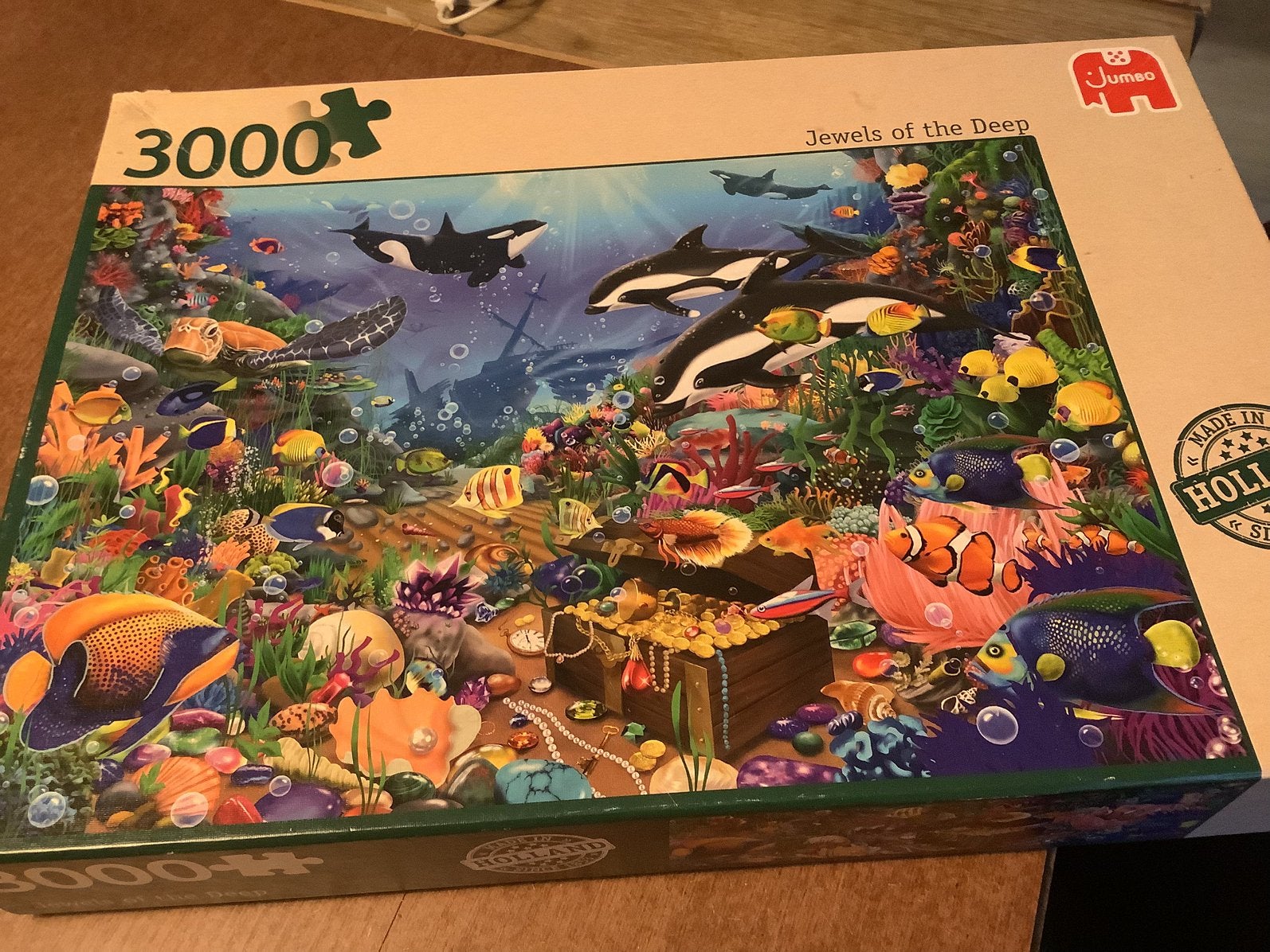 Jumbo puzzel 3000 stukjes, Ophalen, Meer dan 1500 stukjes, Zo goed als nieuw