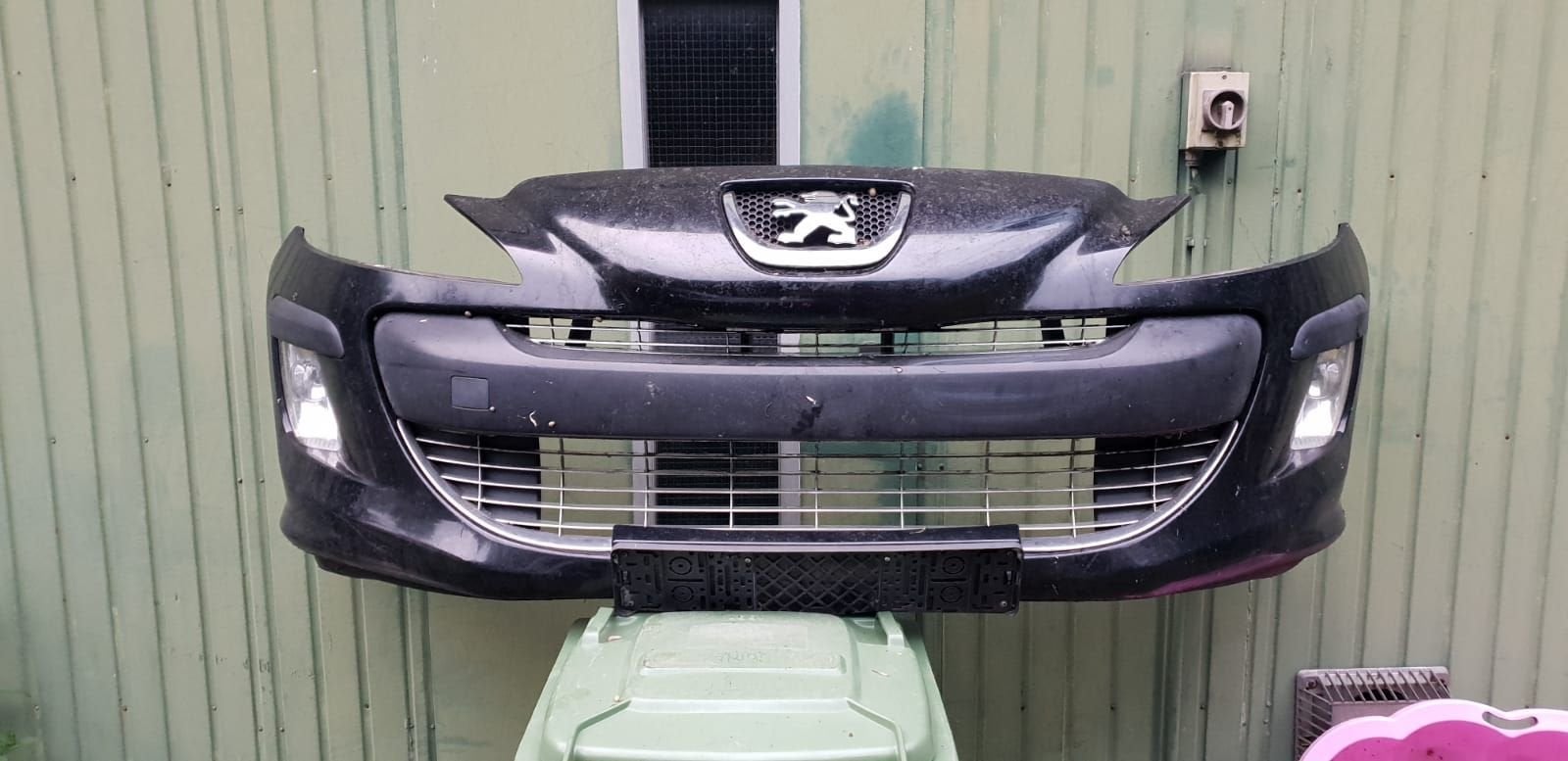 PEUGEOT 308 VOORBUMPER +MISTLAMPEN BJ 2007, Gebruikt, -, Voor, -