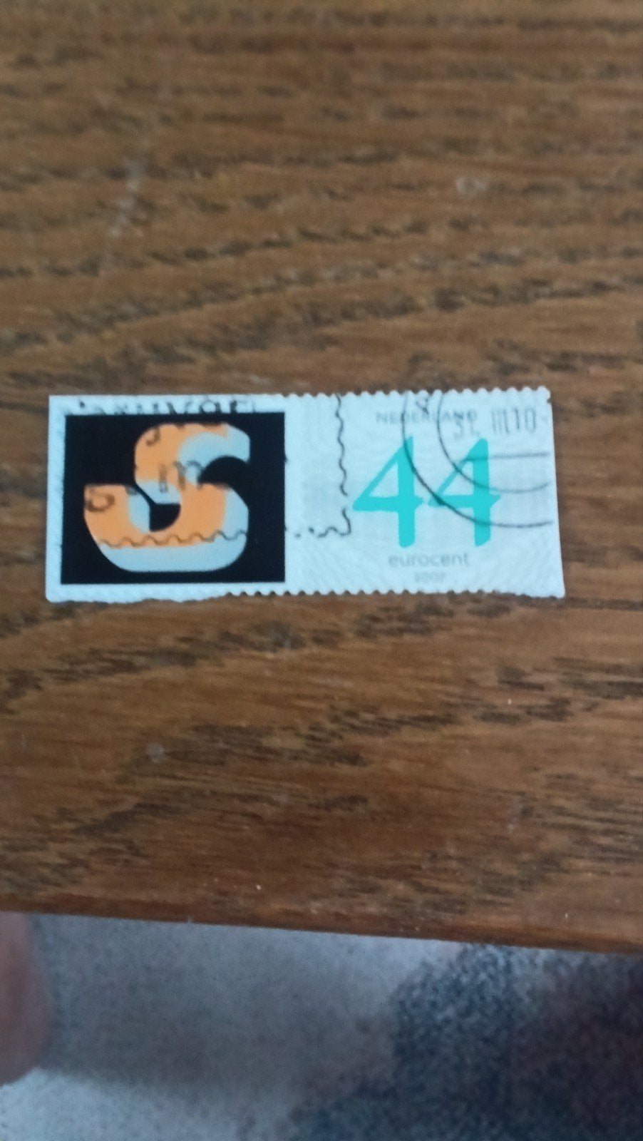 Gestempelde Persoonlijke Postzegel Nederland 44 Eurocent, Postzegels en Munten, Postzegels | Nederland, Ophalen of Verzenden, Na 1940