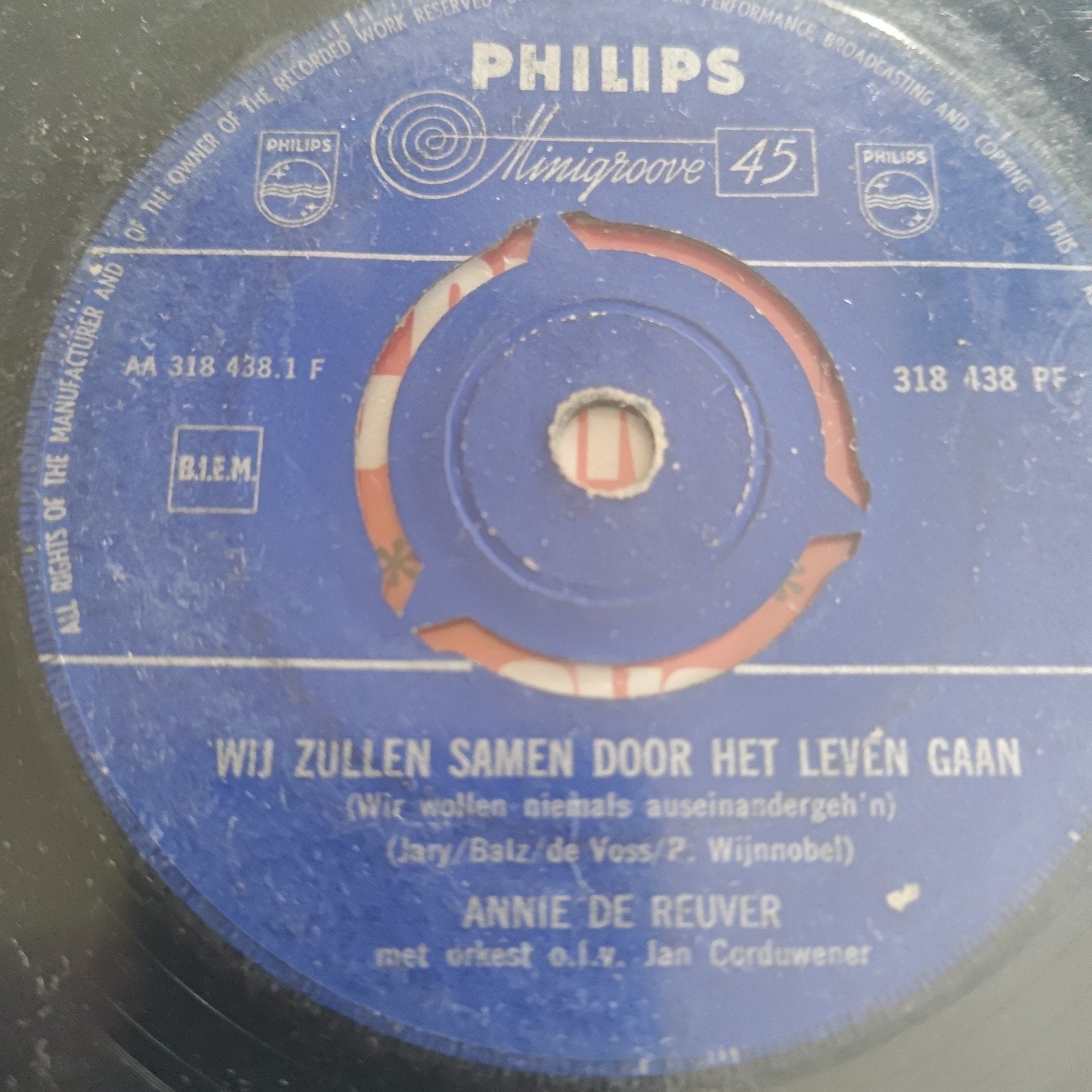 Annie de Reuver - Wij Zullen Samen Door Het Leven Gaan EP, Gebruikt, 7 inch, Ophalen of Verzenden, EP