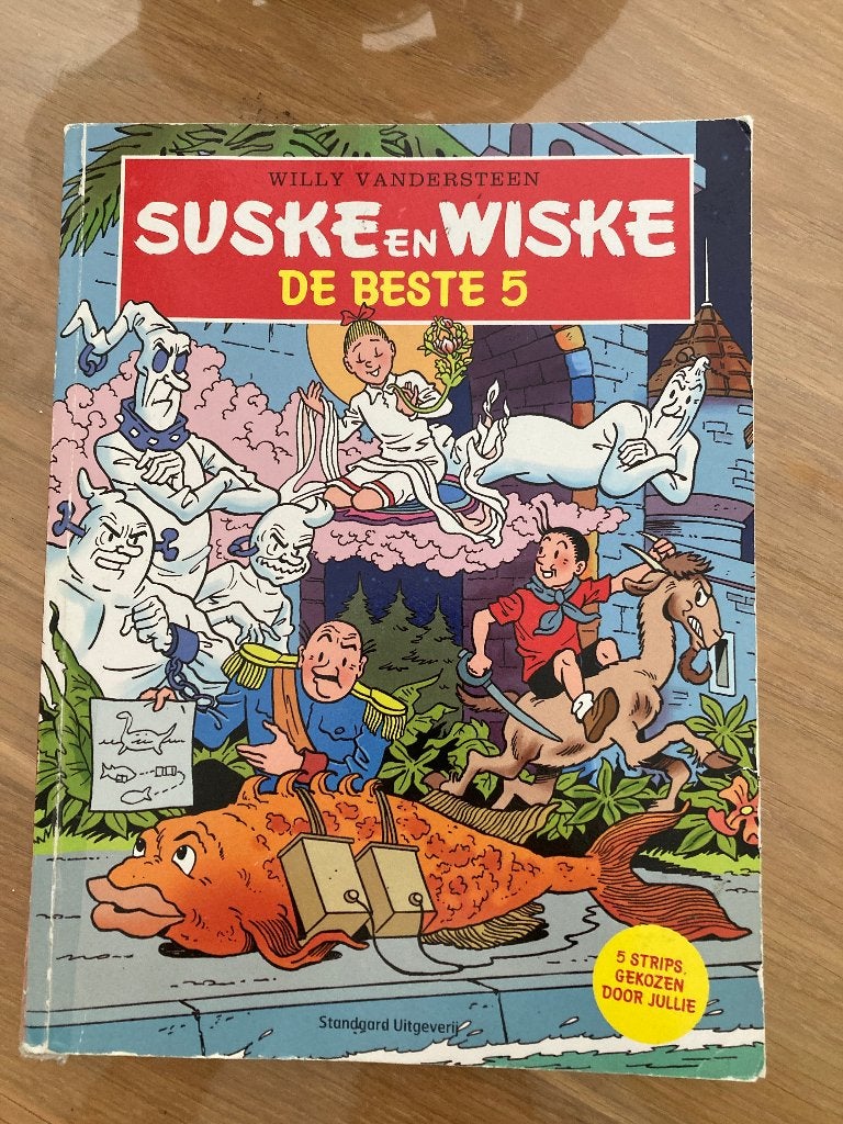 Suske en Wiske - De Beste 5 - Willy Vandersteen, Boeken, Willy Vandersteen, Ophalen of Verzenden, Zo goed als nieuw, Meerdere stripboeken