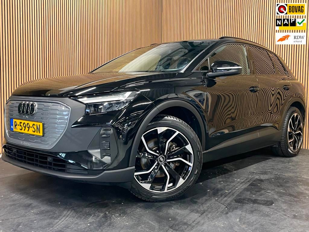 Audi Q4 e-tron 35|FULL BLACK EDITION|86% SOH|20'' LMV|ACC|CA, Auto's, Automaat, Gebruikt, Zwart, Automatische klimaatregeling
