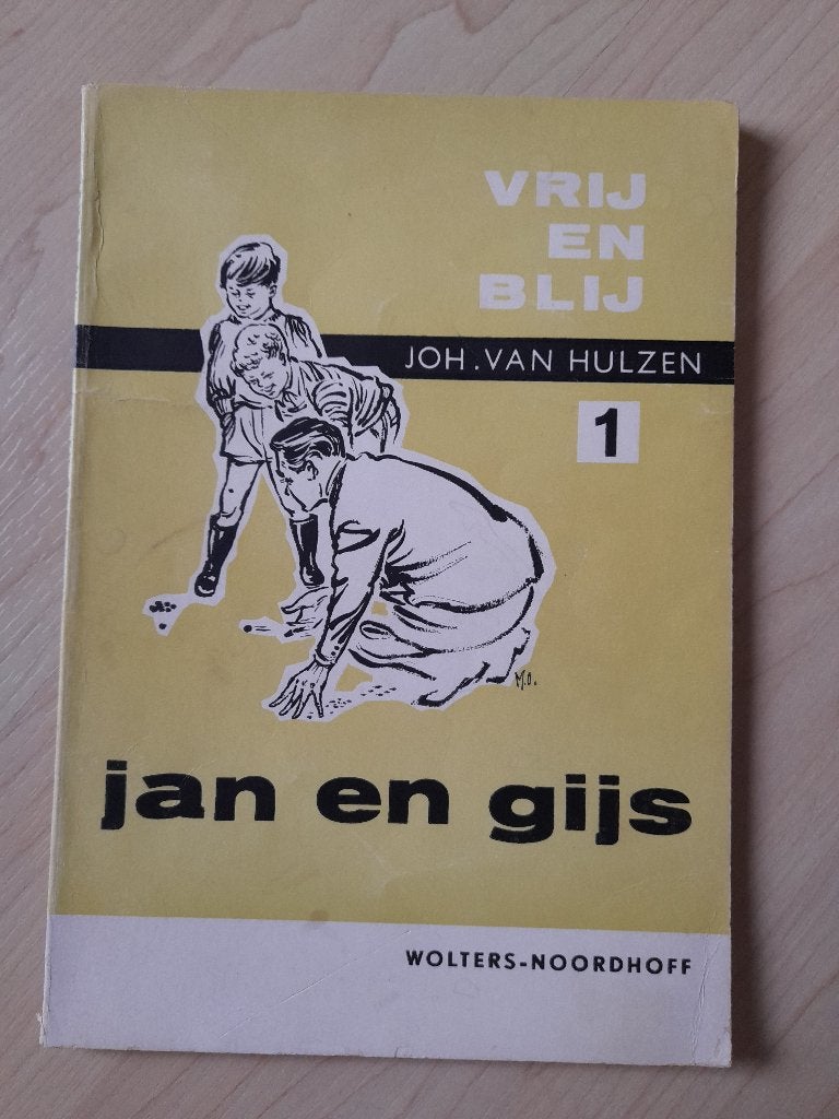 JAN EN GIJS 1   Joh. van Hulzen serie Vrij en blij, Ophalen of Verzenden, Gelezen, Sprookjes