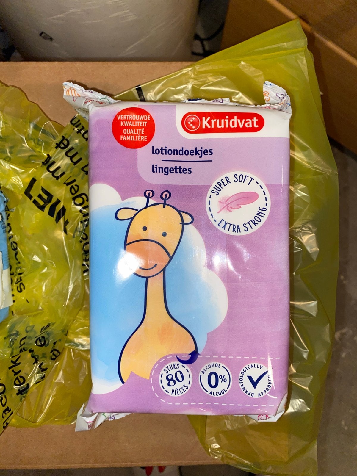 10x Kruidvat Lotiondoekjes - 80 stuks per pak, Ophalen of Verzenden, Nieuw