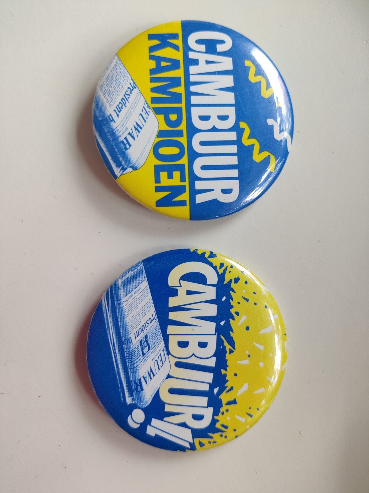 Cambuur button, Maat XS of kleiner, Ophalen