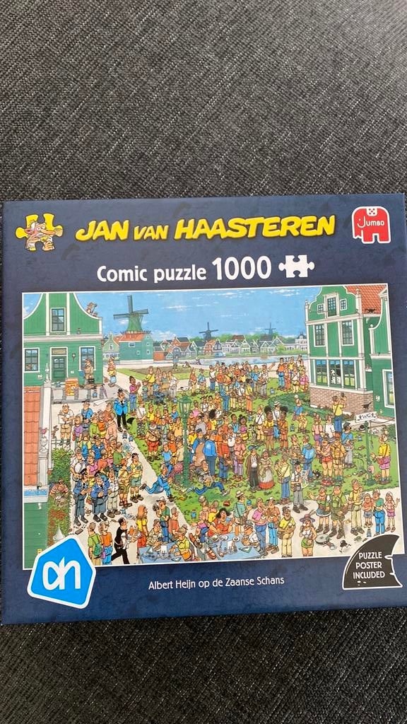 Jan van Haasteren puzzel AH, Ophalen of Verzenden, 500 t/m 1500 stukjes, Zo goed als nieuw