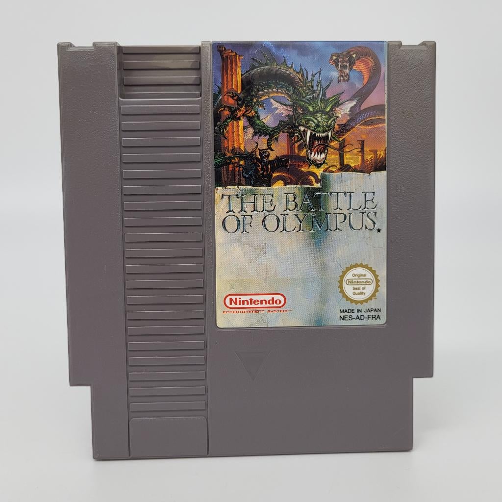 The Battle of Olympus - Nintendo NES Cartridge - FRA PAL B, Spelcomputers en Games, Games | Nintendo NES, Avontuur en Actie, Gebruikt