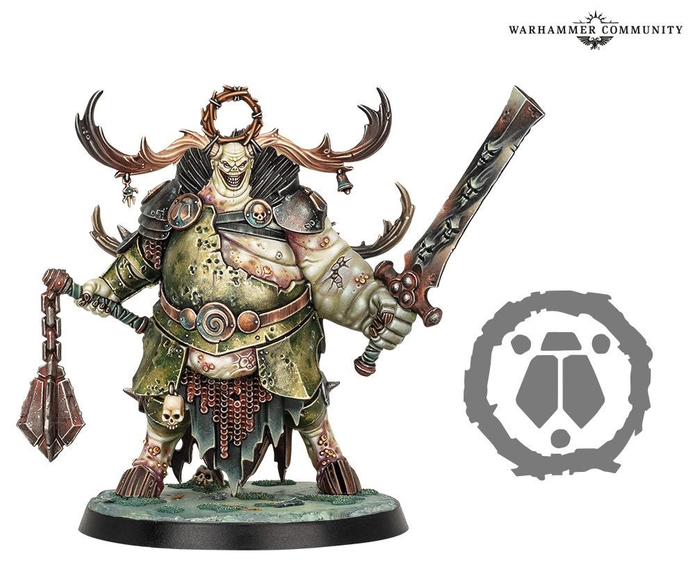 Gelgus pust on sprue AOS, Hobby en Vrije tijd, Wargaming, Ophalen of Verzenden, Zo goed als nieuw