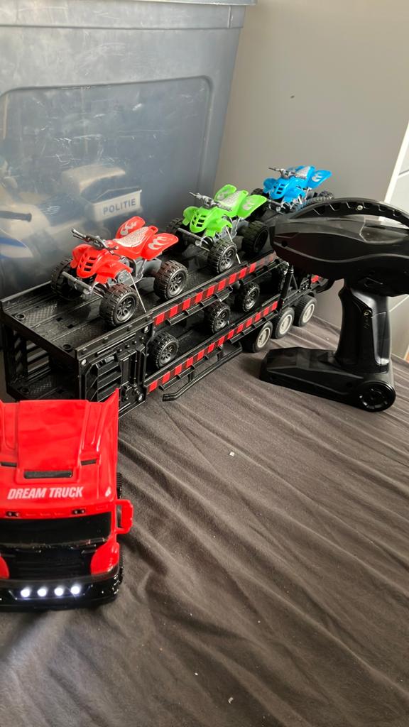 Bestuurbare vrachtwagen, Ophalen, Zo goed als nieuw, Overige schalen, Auto offroad