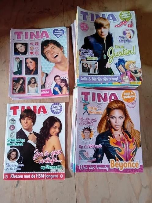 72 x weekblad tina leuk tijdschrift voor meisjes stripboeken, Meerdere stripboeken, Ophalen of Verzenden, Gelezen, Tina