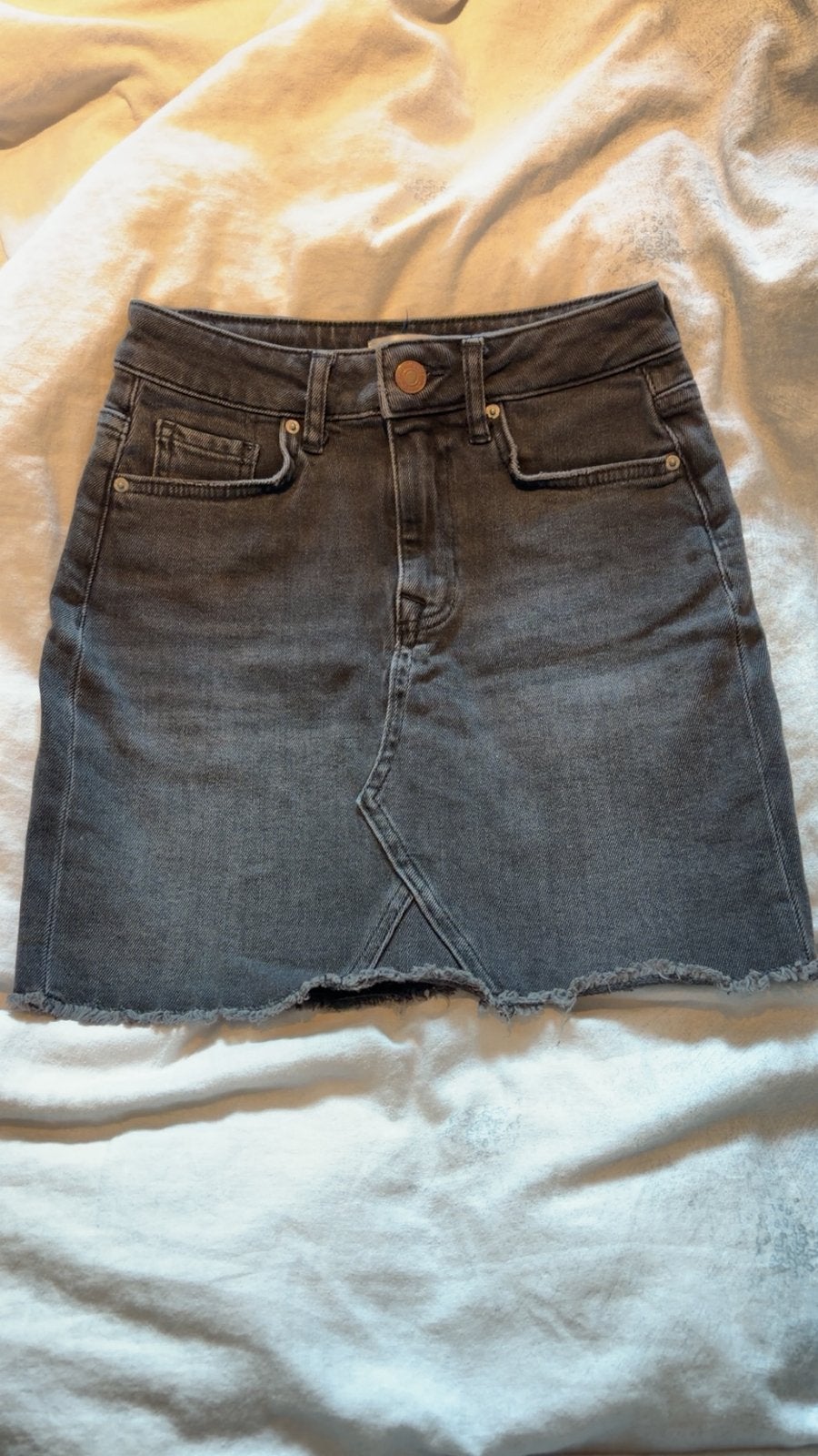 Anti blue Spijkerrok, Ophalen of Verzenden, Zo goed als nieuw, Blauw, Boven de knie