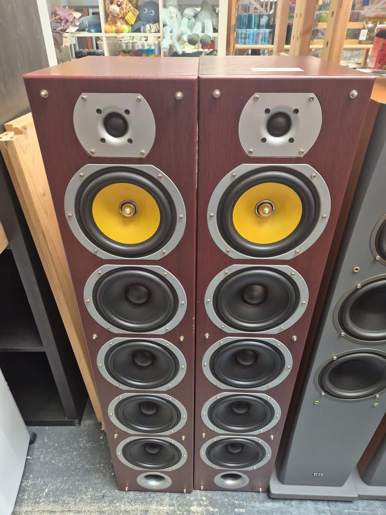 LTC Audio V7B-MA luidspreker set, Gebruikt, 120 watt of meer, Front, Rear of Stereo speakers, Ophalen