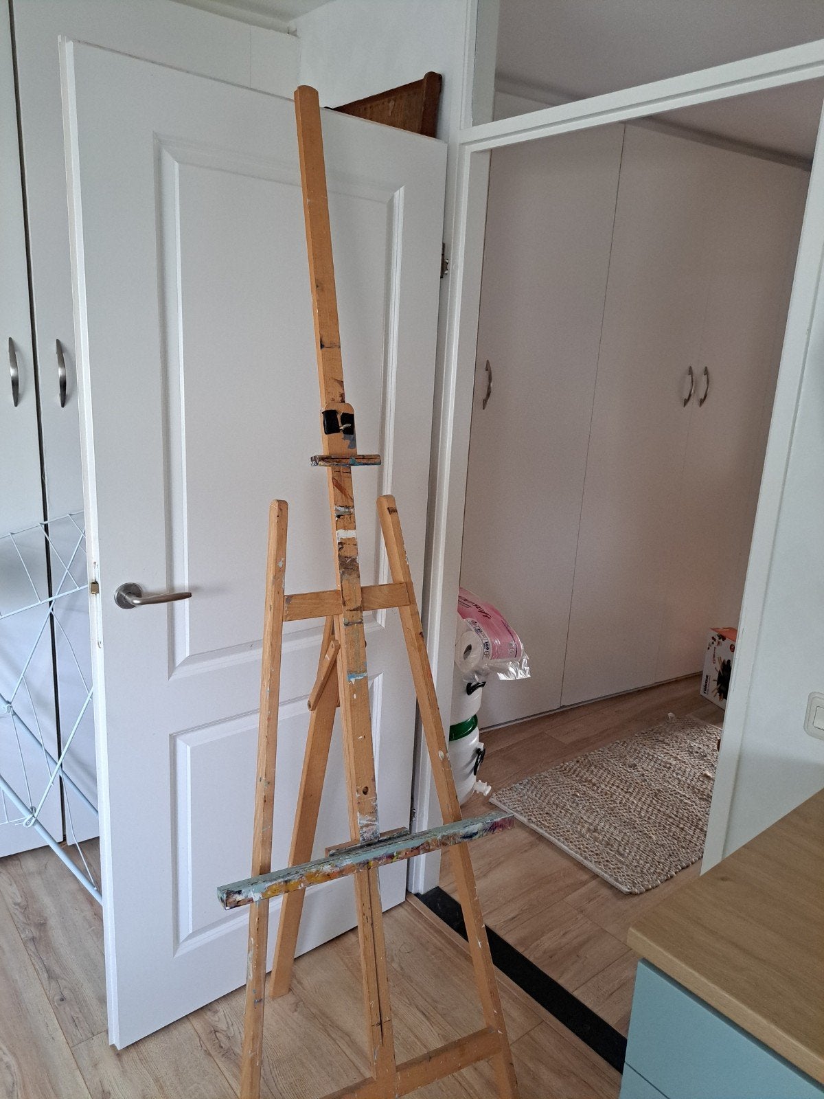 Houten schildersezel - Gebruikt, Ophalen, Gebruikt, Ezel
