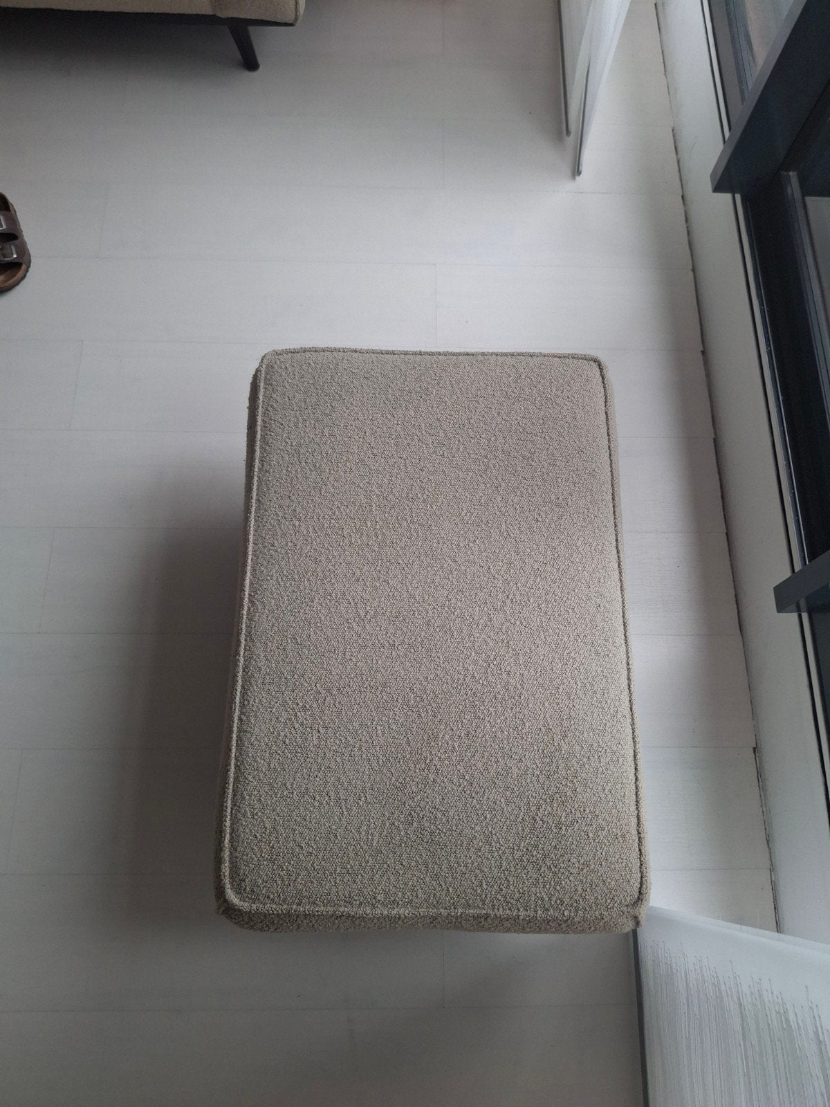 Hocker Statement Bouclé, Ophalen, Twee, Overige kleuren, Modern, Bouclé